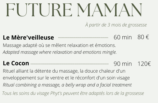 Soin femme enceinte, massage et rituel complet